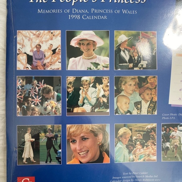 Princess Diana the peopleβs Princess 1998 Calendar Brand NEW NWT - Picture 5 of 7